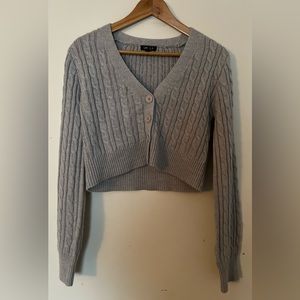 UK2LA knit crop top
